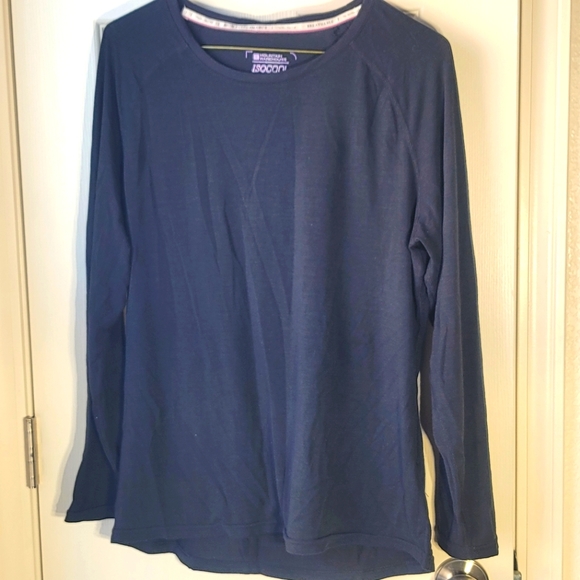 Mountain Warehouse Women's Shirt sz 10 Black Long Sleeve Base Layer Quick Drying - Picture 1 of 6